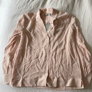Everlane Silk button down